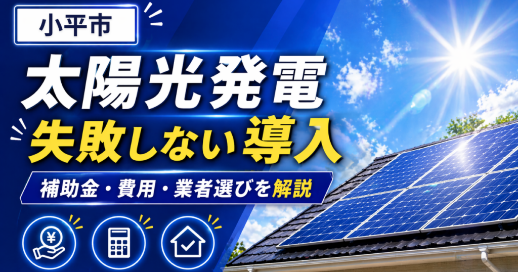 太陽光小平市