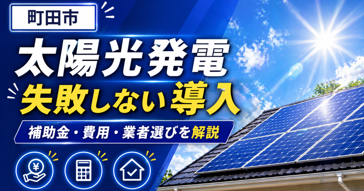太陽光町田市